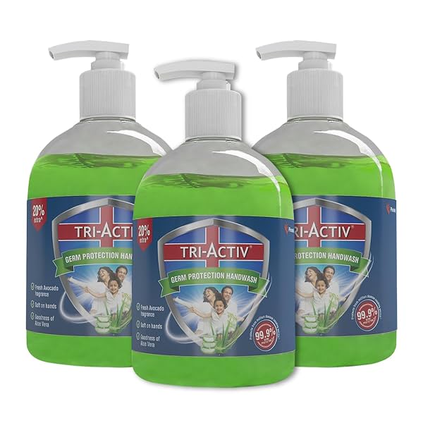 Tri-Activ Germ Protection Handwash Bottle 300ml Pack of 3