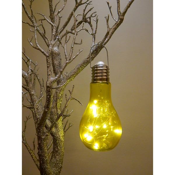 Tucasa Battery Operated Bulb Shade Led Lamp