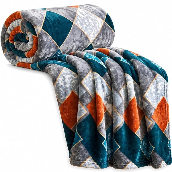 VAS COLLECTIONS 280 GSM Flannel Blanket for Double Bed