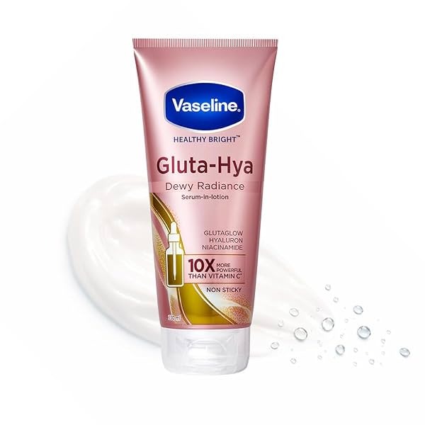 VASELINE Gluta Hya Dewy Radiance Body Lotion, 330 ml,