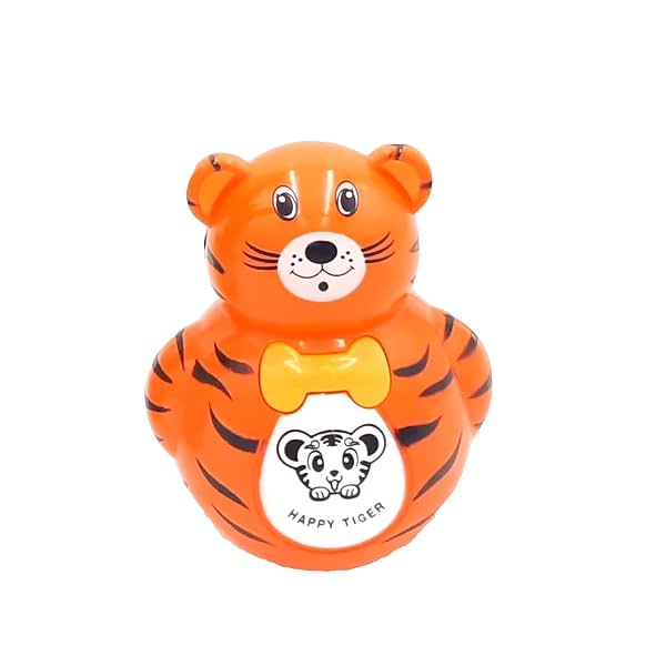 VGRASSP Tumbling Tiger Toys for Kids Push and Shake Best Learning Toy Pushing Or Holding Toys (Tumbling Tiger)