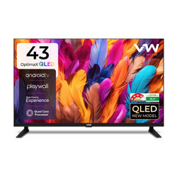 VW Spectra Series 109 cm (43 inch) QLED Full HD Smart Android TV (VW43AQ1.)