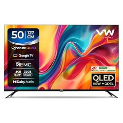 VW VISIO World 127 cm (50 Inches) SmartChioce Pro Series 4K Ultra HD Smart QLED