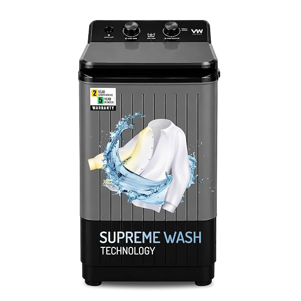 VW Visio World 8.5 kg Semi-Automatic Top Load Washing Machine