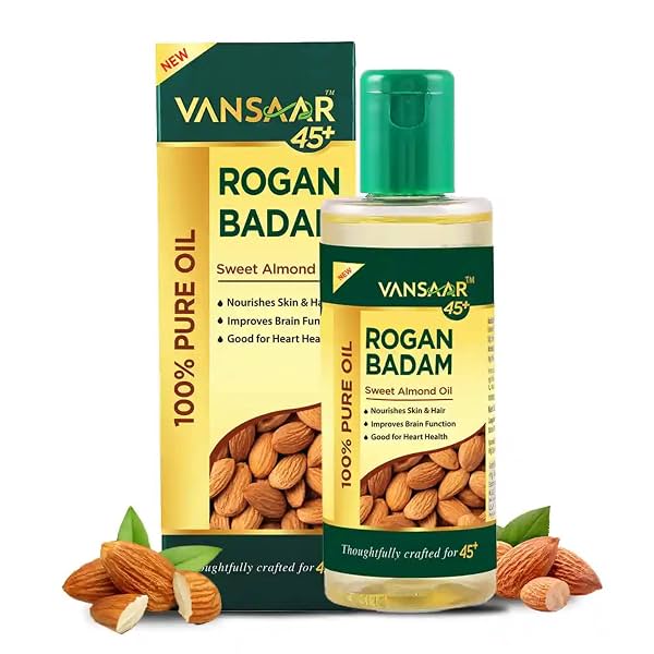 Vansaar 45+ Rogan Badam Oil -100ml | 100% Pure & Natural
