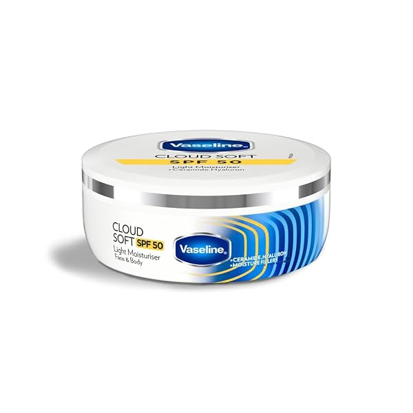 Vaseline Cloud Soft SPF 50 Light Moisturiser, 100ml
