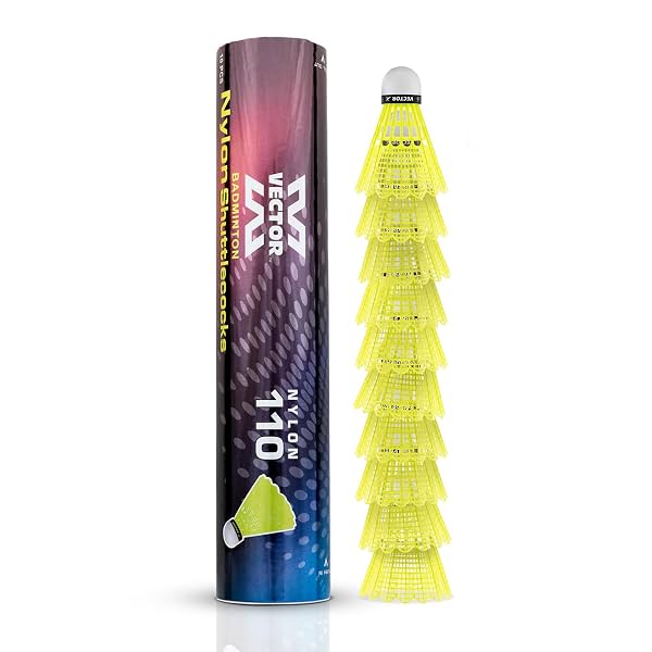 Vector X Nylon Badminton Shuttlecock Pack of 10