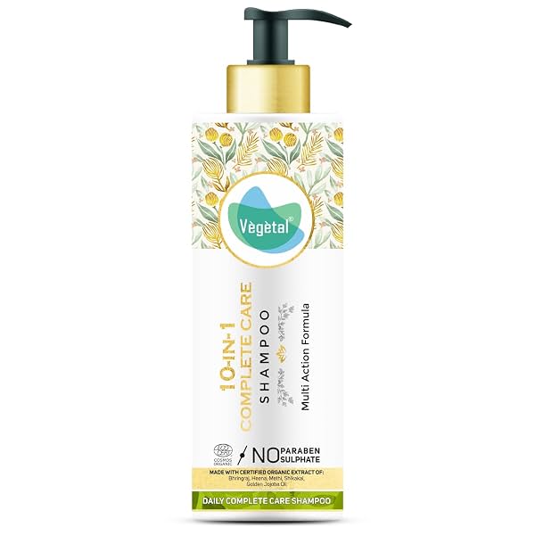 Vegetal 10-in-1 Complete Care Shampoo 200ml | Paraben & Sulphate Free
