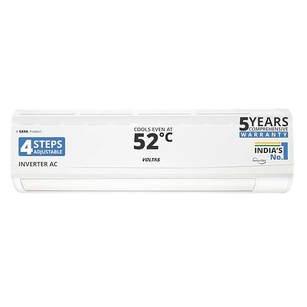 Voltas 1.5 Ton 5-Star Inverter Split AC (185V Vectra CAR)