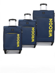WROGN Soft Body Set of 3 Luggage 22 Inch + 26 Inch + 30 Inch