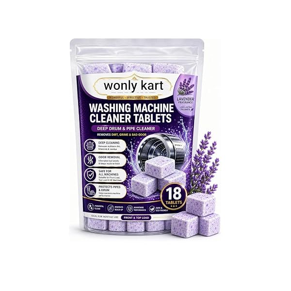 Washing Machine Cleaner Tablets (18Tablets)