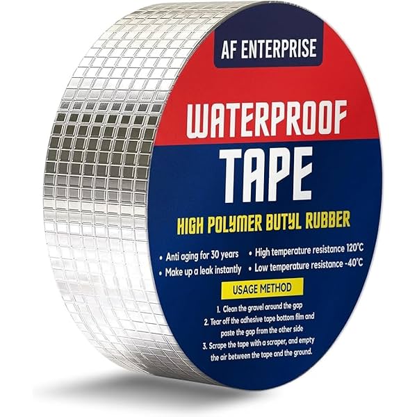 Waterproof Repair Tape 5cm x 5m Aluminium Foil Sealant
