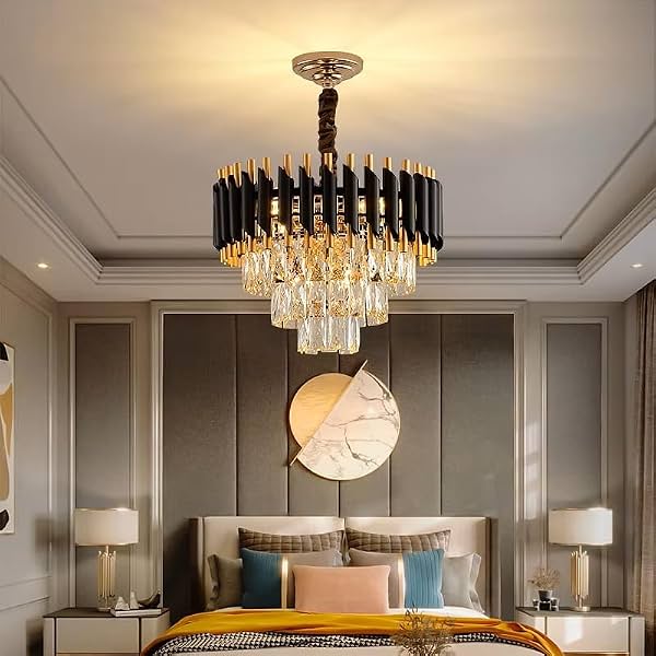 Weldeccor®Luxury Crystal Chandelier for Living Room Bedroom