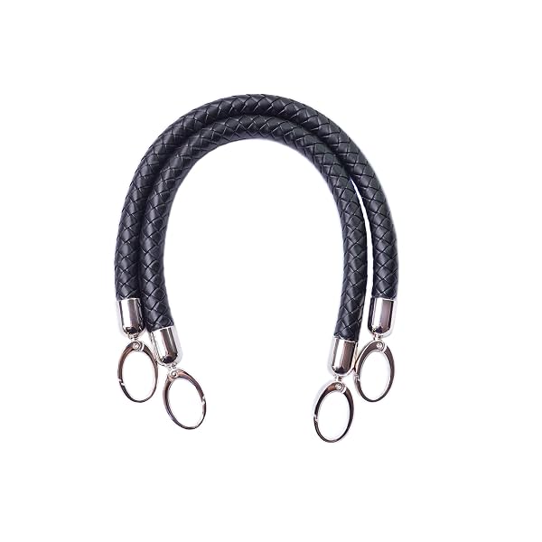 Wento 28 inch Braided Handles Dia.15mm PU Leather Handles For Women Replacement