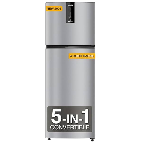 Whirlpool 327L 3 Star Convertible Inverter Double Door Refrigerator