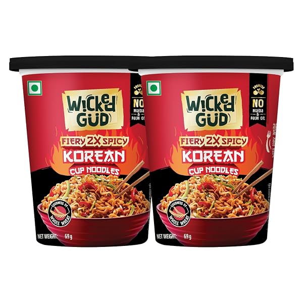 WickedGud Korean Cup Noodles (Pack of 2)