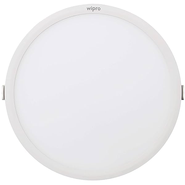 Wipro 9W LED Cool Daylight Downlighter, Pack of 1, (456000000000)