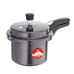 Wonderchef Taurus Hard Anodized Outer Lid Pressure Cooker 3 Liters