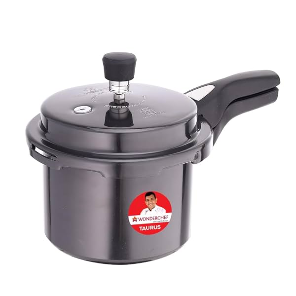 Wonderchef Taurus Hard Anodized Pressure Cooker 3 Litre
