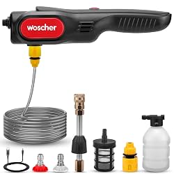 Woscher AquaVolt Cordless Portable Wireless Pressure Washer for Car Wash