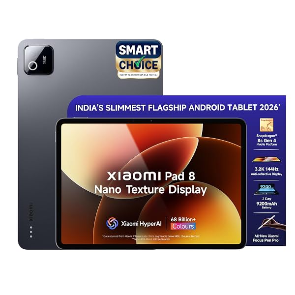 XIAOMI Pad 8 Nano Texture, 11.2 -inch (28.44 CM), LCD 3.2K, 12GB RAM, 256GB ROM