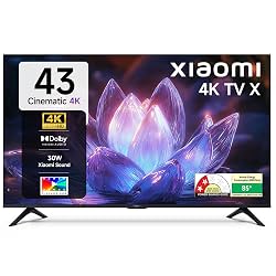 Xiaomi (108 cm) 43 inch X 4K Ultra HD Smart Google TV