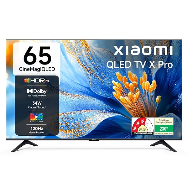 Xiaomi Smart TV X Pro QLED Series 65 (165 cm) L65MB-APIN(Black)