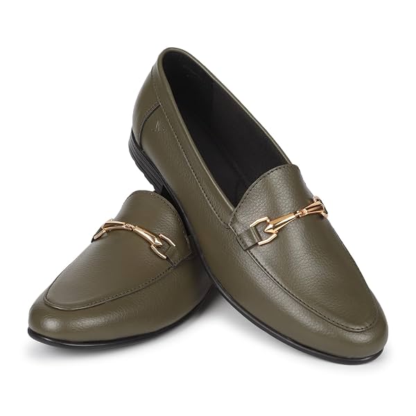 YOHO Bliss Comfortable Slip On Formal Buckle Loafer for Women