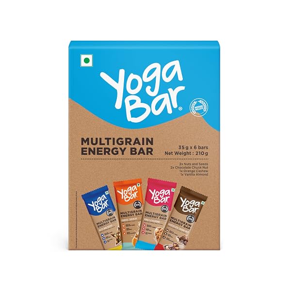 Yoga Bar Multigrain Energy Bars Pack 6 35g