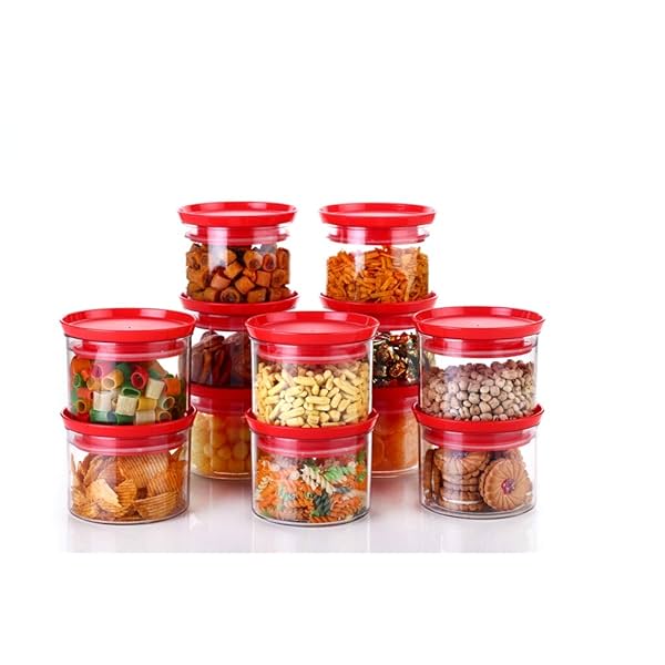 YouBee® Air Tight Kitchen Storage Container for Rice | Dal | Atta, BPA-Free, Flour | Cereals | Snacks | Stackable | Modu