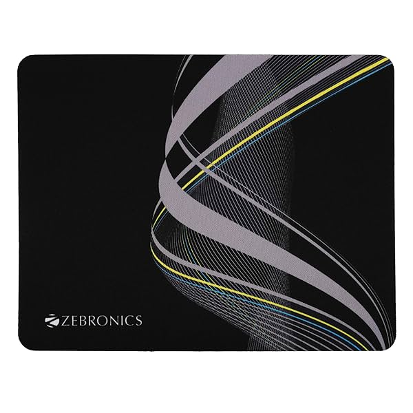 ZEBRONICS MSP-X1 Mouse Pad, for Speed and Precision Operation, Smooth Cloth Surface, Roll and Go, Optimised for All Mous