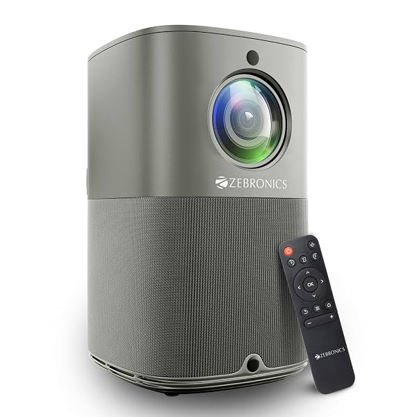 ZEBRONICS PIXAPLAY 18, Smart LED Vertical Projector,