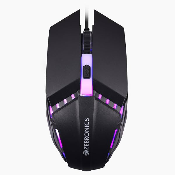 ZEBRONICS Phero Wired Gaming Mouse – up to 1600 DPI