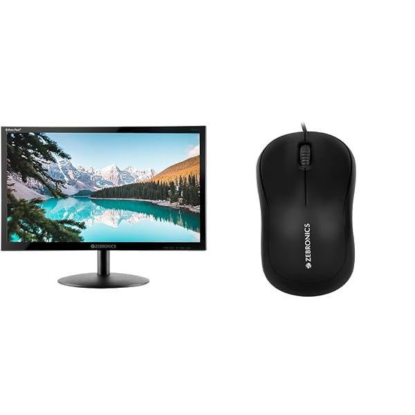 ZEBRONICS Zeb-V19Hd 18.5 Inch (46.99 Cm) Led Monitor with Supporting Hdmi
