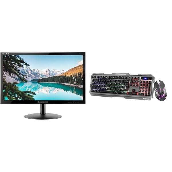ZEBRONICS Zeb-V19Hd 18.5 Inch (46.99 Cm) Led Monitor with Supporting Hdmi