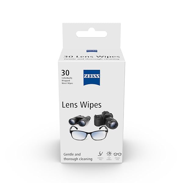 ZEISS Lens Cleaning Wipes Pre-Moistened Multipurpose Pack 30