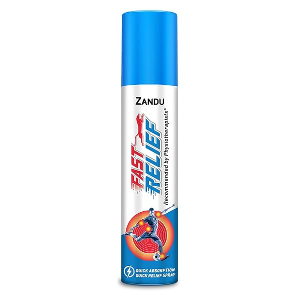 Zandu Fast Relief Spray- 100ml | Quick Relief from Sports & Gym Injuries