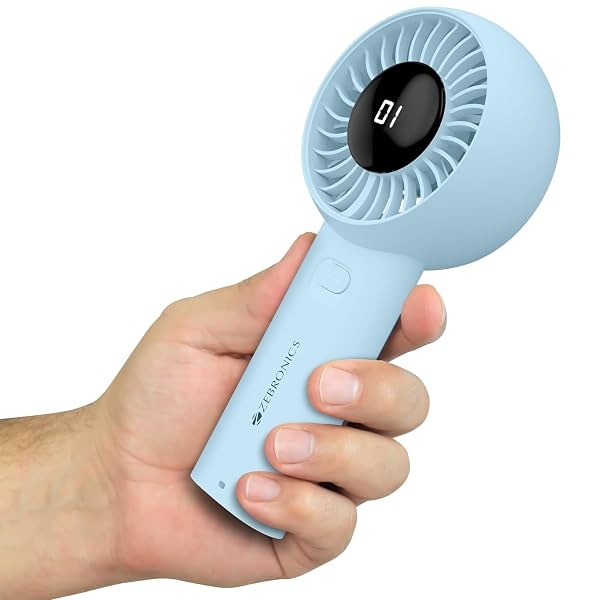 Zebronics Heat Buster 200, Portable Hand Fan