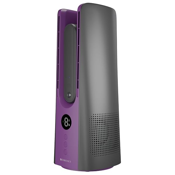 Zebronics Heat Buster 2000 BLDC Desktop Fan, 3500mAh