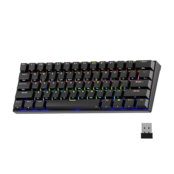 Zebronics Max Ninja 61W Mechanical Keyboard, 60% Compact Layout