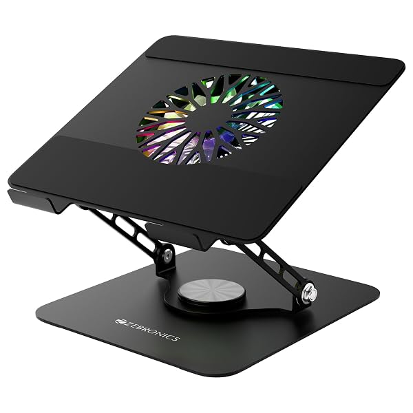 Zebronics Rotatable Laptop Cooling Stand up to 17-Inch