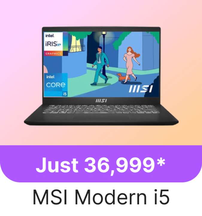 MSI Modern 14 Intel Core i5 Laptop