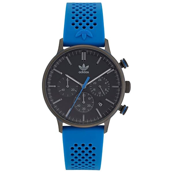 adidas Men Silicone Originals Analog Black Dial Watch