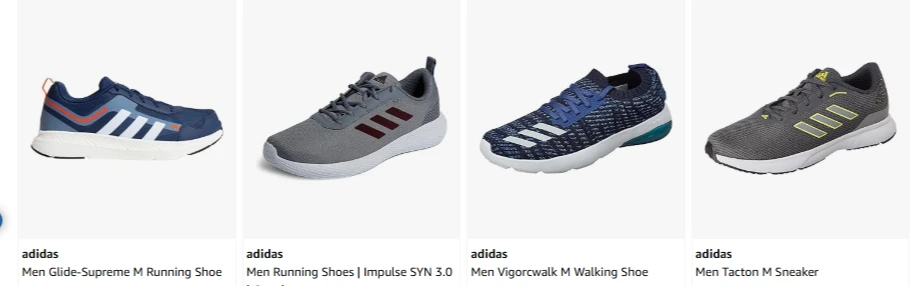 adidas Men's Running Shoe Upto 80% Discount