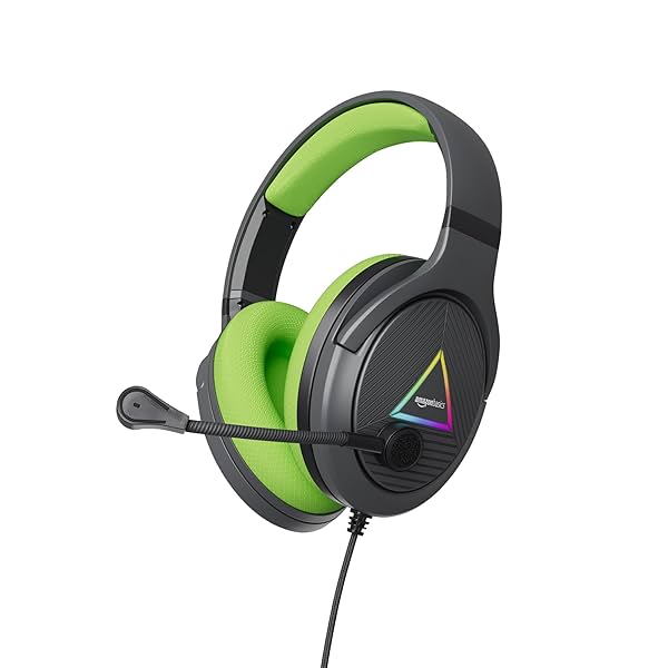 amazon basics 7.1 USB Gaming Wired Over Ear Headphones