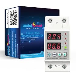 amiciSmart Automatic Over Under Voltage and Over Load Protection 63A