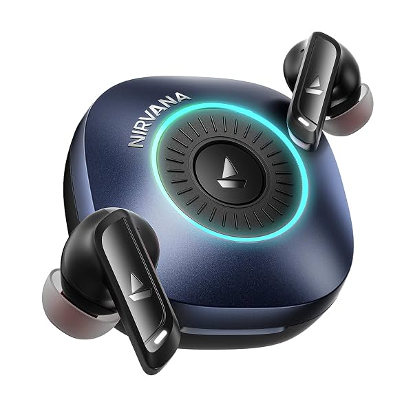 boAt 2026 Launch Nirvana Crown, SONIC ARC, LEDs, Haptic Feedback,50dB Hybrid ANC,Spatial Audio, 6 Mic ENx, App Support,