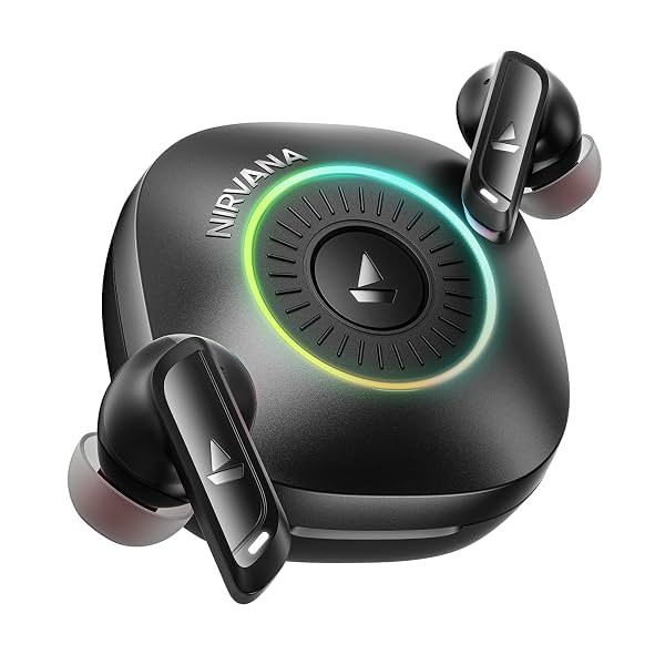 boAt 2026 Launch Nirvana Crown, SONIC ARC, LEDs, Haptic Feedback,50dB Hybrid ANC,Spatial Audio, 6 Mic ENx