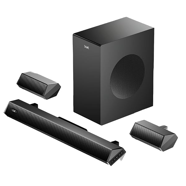 boAt Aavante Bar Prime B300 with Subwoofer and Dual Rear Speakers, 300W