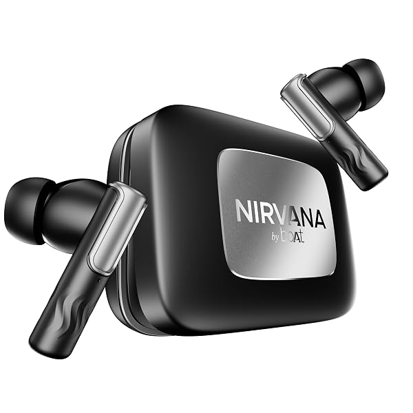 boAt Nirvana Ivy Pro Bluetooth Earbuds (Crystal Black)